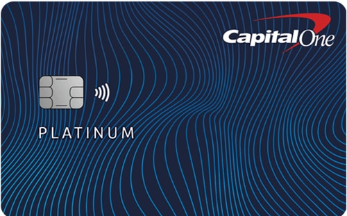 Sample screenshot of Capital One Platinum Credit Card